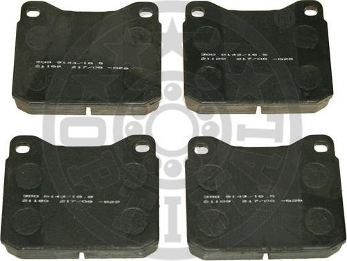 Optimal 9143/18,5 - Bremžu uzliku kompl., Disku bremzes www.autospares.lv