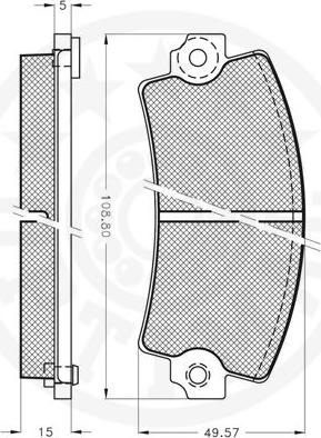 Optimal 9142VA - Bremžu uzliku kompl., Disku bremzes www.autospares.lv