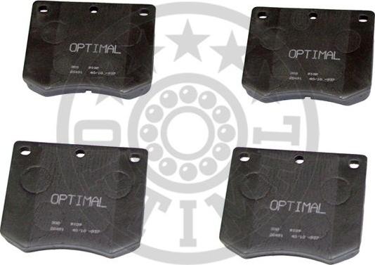 Optimal 9109 - Bremžu uzliku kompl., Disku bremzes www.autospares.lv