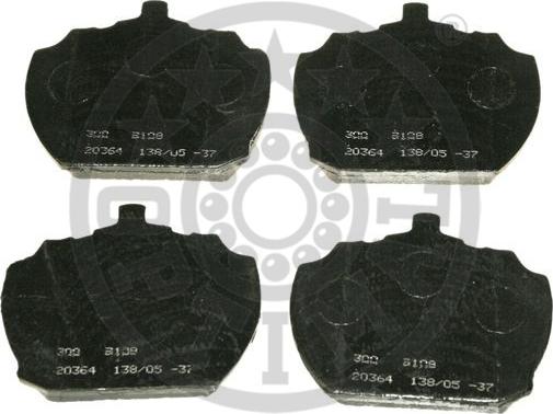 Optimal 9108 - Bremžu uzliku kompl., Disku bremzes www.autospares.lv