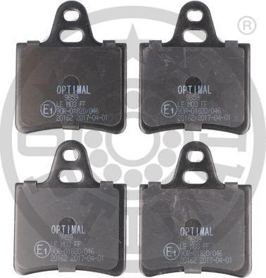 Optimal 9859 - Bremžu uzliku kompl., Disku bremzes www.autospares.lv