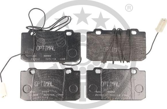 Optimal 9854 - Bremžu uzliku kompl., Disku bremzes www.autospares.lv