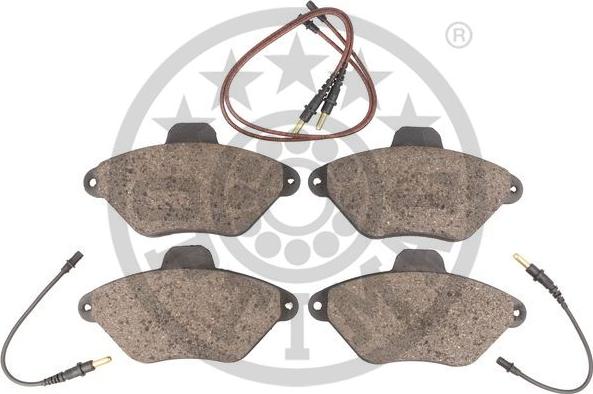 Optimal 9857 - Bremžu uzliku kompl., Disku bremzes www.autospares.lv