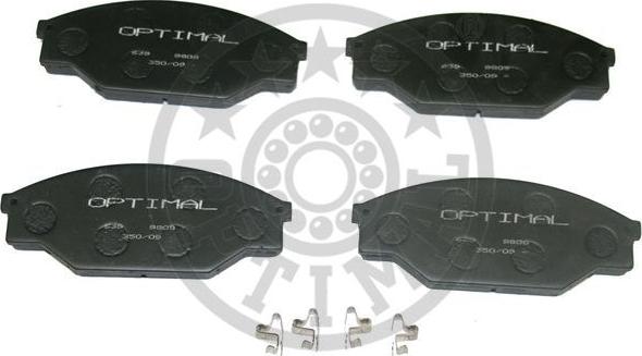 Optimal 9808 - Bremžu uzliku kompl., Disku bremzes www.autospares.lv