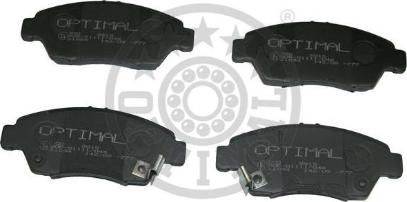 Optimal 9815 - Brake Pad Set, disc brake www.autospares.lv