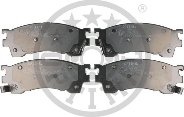 Optimal 9811 - Brake Pad Set, disc brake www.autospares.lv