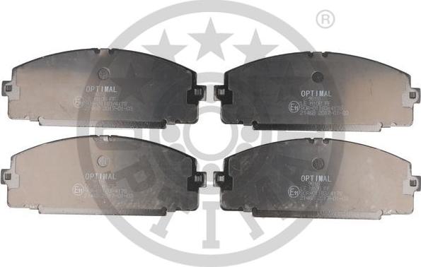 Optimal 9818 - Brake Pad Set, disc brake www.autospares.lv