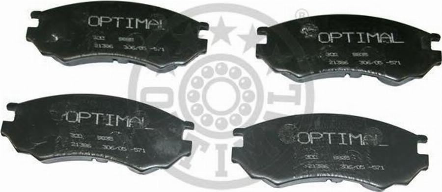 Optimal 9835 - Bremžu uzliku kompl., Disku bremzes autospares.lv