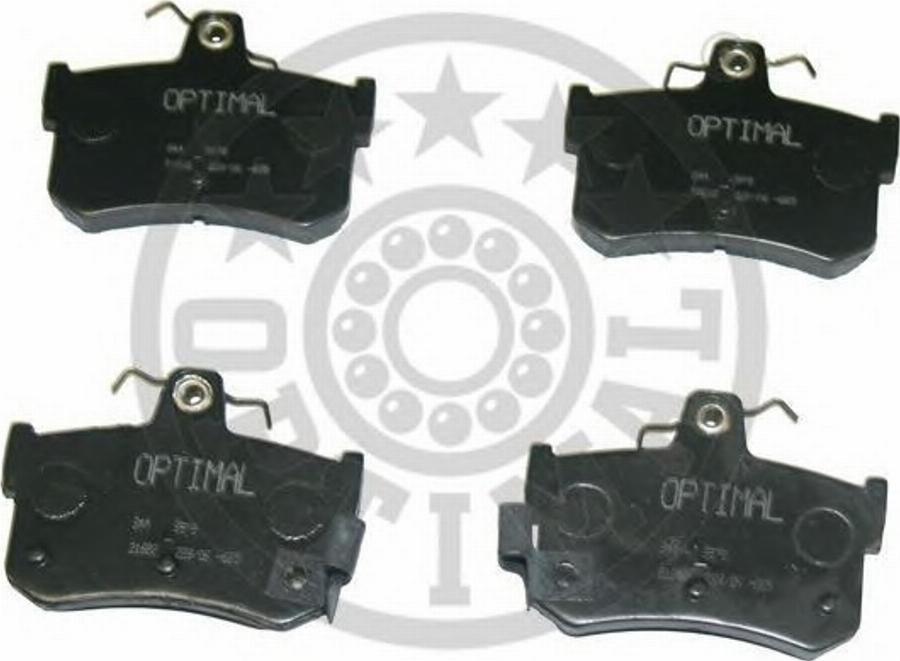 Optimal 9878 - Bremžu uzliku kompl., Disku bremzes www.autospares.lv