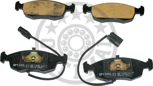 Optimal 9872 - Bremžu uzliku kompl., Disku bremzes www.autospares.lv