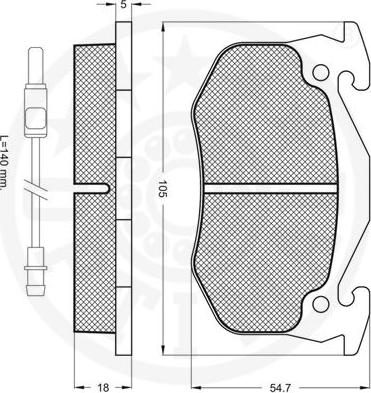 Optimal 9352 - Bremžu uzliku kompl., Disku bremzes www.autospares.lv