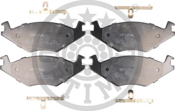 Optimal 9363 - Brake Pad Set, disc brake www.autospares.lv