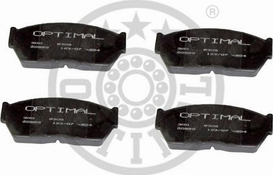 Optimal 9308 - Brake Pad Set, disc brake www.autospares.lv