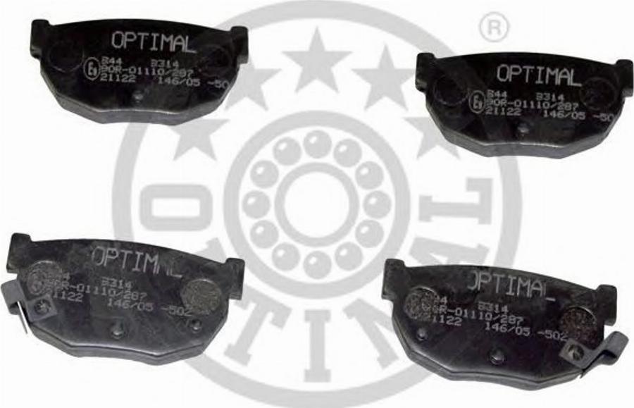 Optimal 9314 - Bremžu uzliku kompl., Disku bremzes autospares.lv