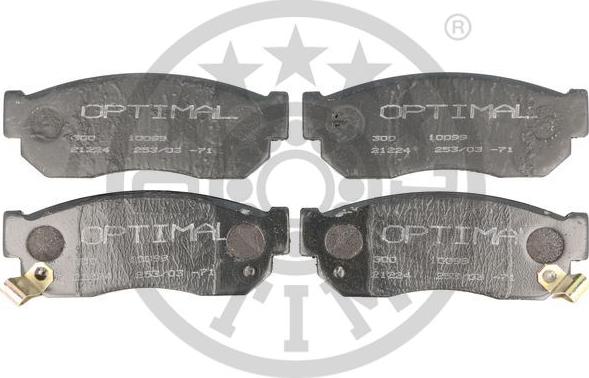 Optimal 9382 - Bremžu uzliku kompl., Disku bremzes www.autospares.lv