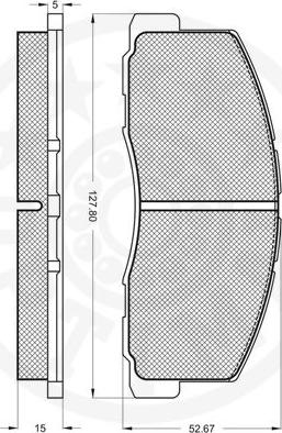 Optimal 9387 - Brake Pad Set, disc brake www.autospares.lv