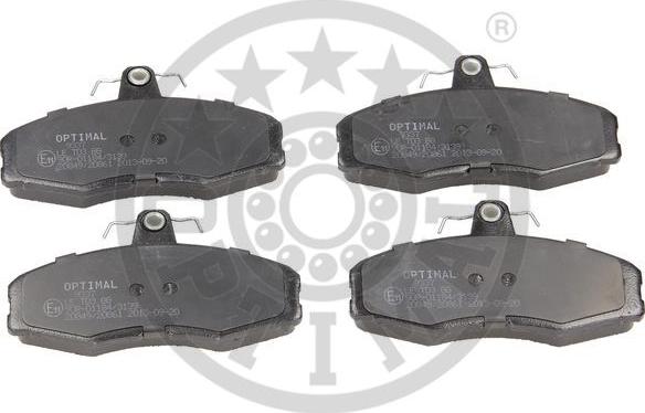 Optimal 9337 - Brake Pad Set, disc brake www.autospares.lv