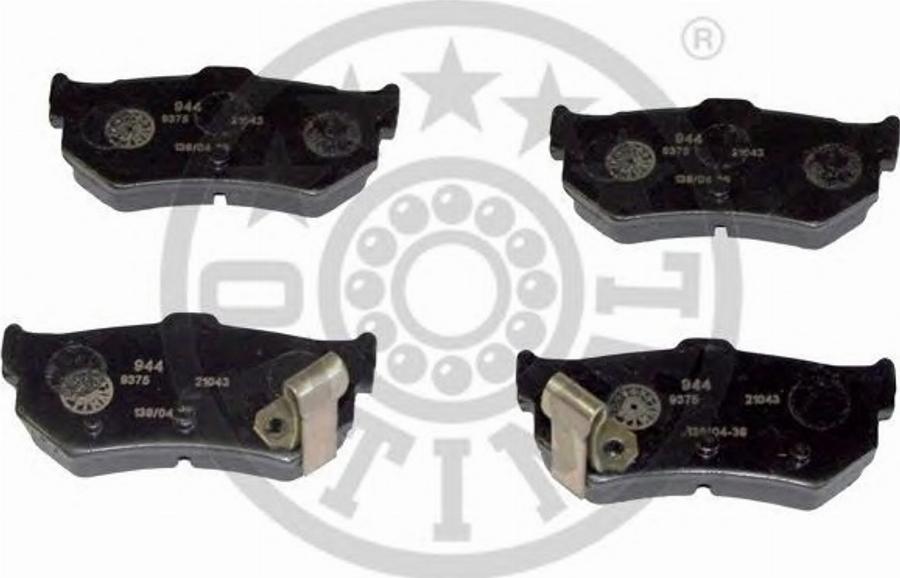 Optimal 9375 - Bremžu uzliku kompl., Disku bremzes www.autospares.lv