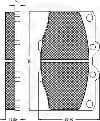 Optimal 9268 - Bremžu uzliku kompl., Disku bremzes www.autospares.lv