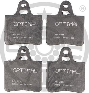 Optimal 9204 - Bremžu uzliku kompl., Disku bremzes www.autospares.lv