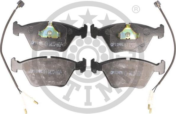 Optimal 9794 - Тормозные колодки, дисковые, комплект www.autospares.lv