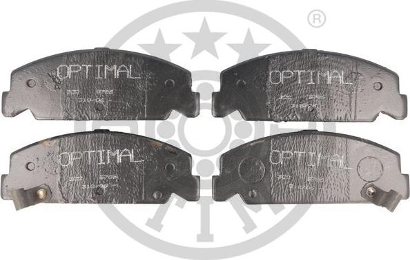 Optimal 9786 - Bremžu uzliku kompl., Disku bremzes www.autospares.lv