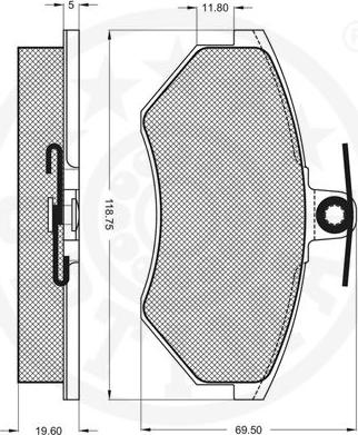 Optimal 9772 - Bremžu uzliku kompl., Disku bremzes www.autospares.lv