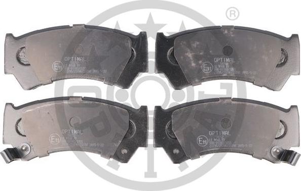 Optimal 59252 - Тормозные колодки, дисковые, комплект www.autospares.lv