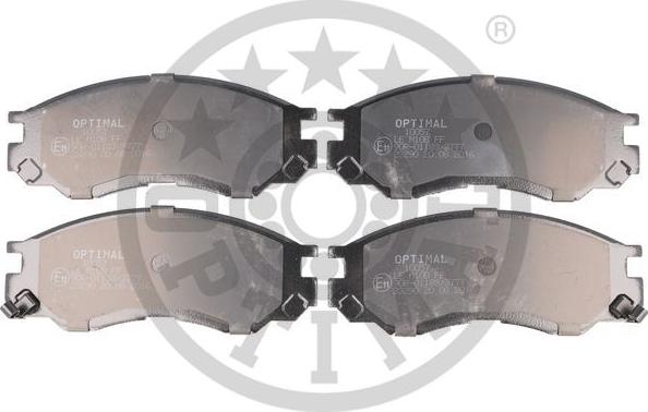 Optimal 10057 - Brake Pad Set, disc brake www.autospares.lv