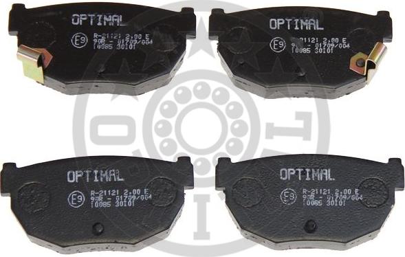 Optimal 10085 - Bremžu uzliku kompl., Disku bremzes www.autospares.lv