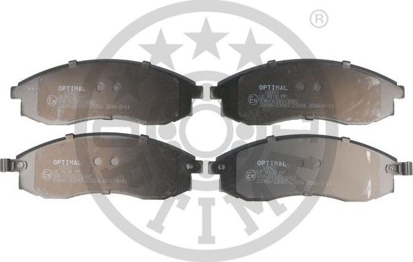 Optimal 10083 - Brake Pad Set, disc brake www.autospares.lv