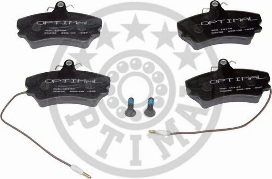 Optimal 10146 - Bremžu uzliku kompl., Disku bremzes www.autospares.lv