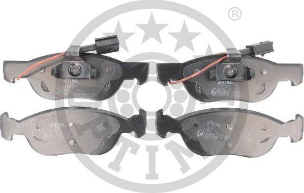 Optimal 10385 - Brake Pad Set, disc brake www.autospares.lv