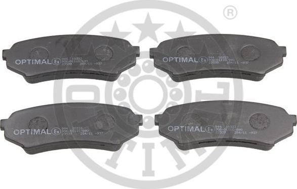 Optimal 10333 - Bremžu uzliku kompl., Disku bremzes www.autospares.lv