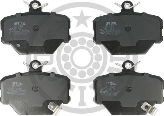 Optimal 10329 - Тормозные колодки, дисковые, комплект www.autospares.lv