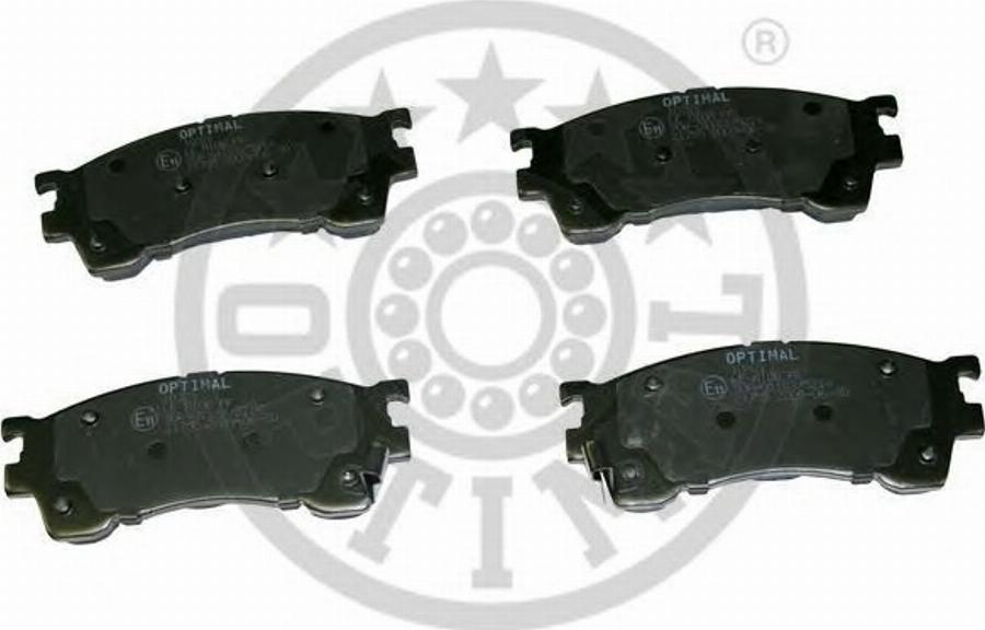 Optimal 10321 - Brake Pad Set, disc brake www.autospares.lv