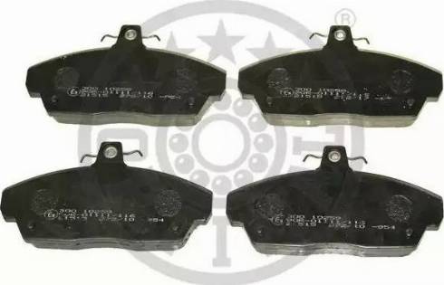 Optimal 10259 - Bremžu uzliku kompl., Disku bremzes www.autospares.lv