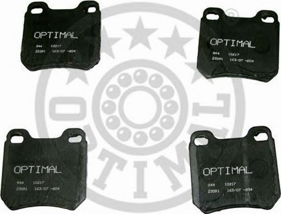 Optimal 10217 - Bremžu uzliku kompl., Disku bremzes www.autospares.lv