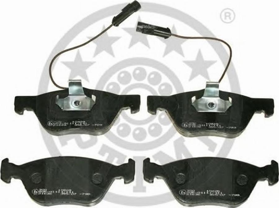 Optimal 10228 - Brake Pad Set, disc brake www.autospares.lv