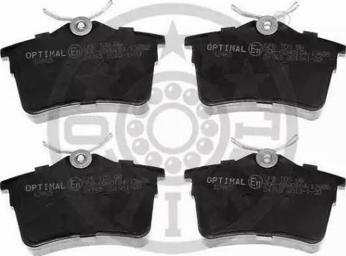 Optimal 12465 - Bremžu uzliku kompl., Disku bremzes www.autospares.lv