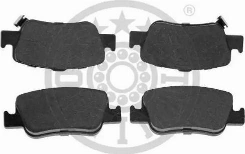 Optimal 12484 - Brake Pad Set, disc brake www.autospares.lv