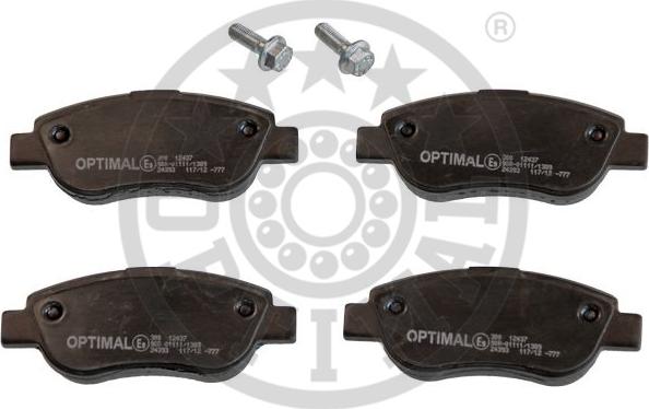 Optimal 12437 - Bremžu uzliku kompl., Disku bremzes www.autospares.lv