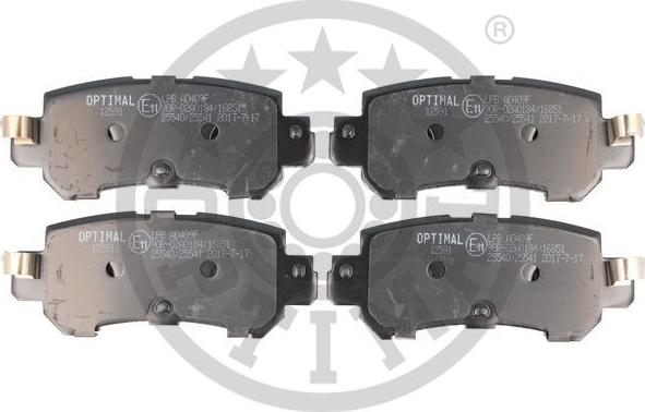 Optimal 12591 - Brake Pad Set, disc brake www.autospares.lv