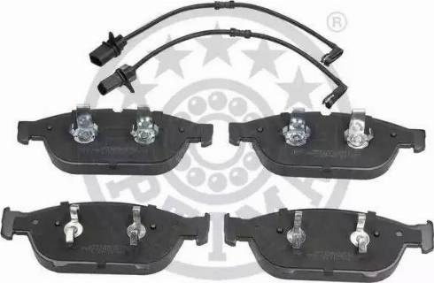 Optimal 12552 - Bremžu uzliku kompl., Disku bremzes www.autospares.lv