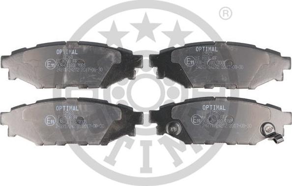 Optimal 12563 - Bremžu uzliku kompl., Disku bremzes www.autospares.lv