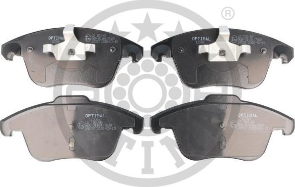 Optimal 12506 - Brake Pad Set, disc brake www.autospares.lv