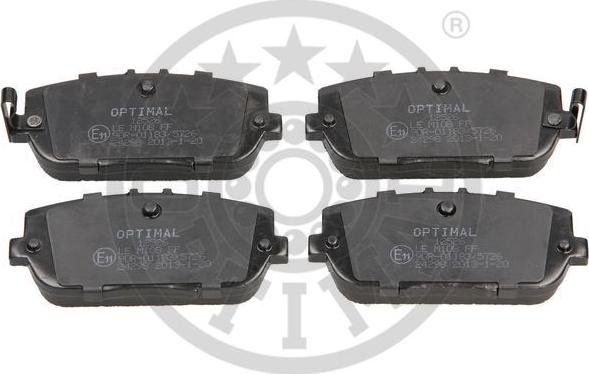 Optimal 12526 - Bremžu uzliku kompl., Disku bremzes www.autospares.lv