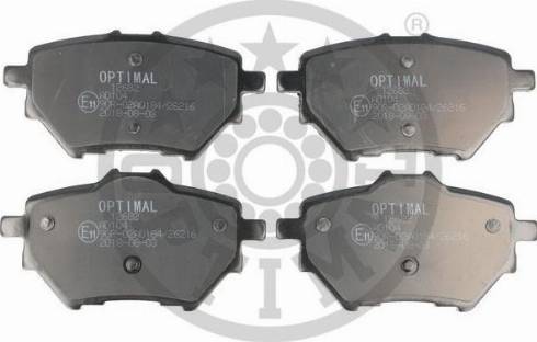 Optimal BP-12682 - Bremžu uzliku kompl., Disku bremzes www.autospares.lv