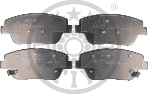 Optimal 12623 - Тормозные колодки, дисковые, комплект www.autospares.lv