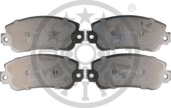 Optimal 12043 - Brake Pad Set, disc brake www.autospares.lv